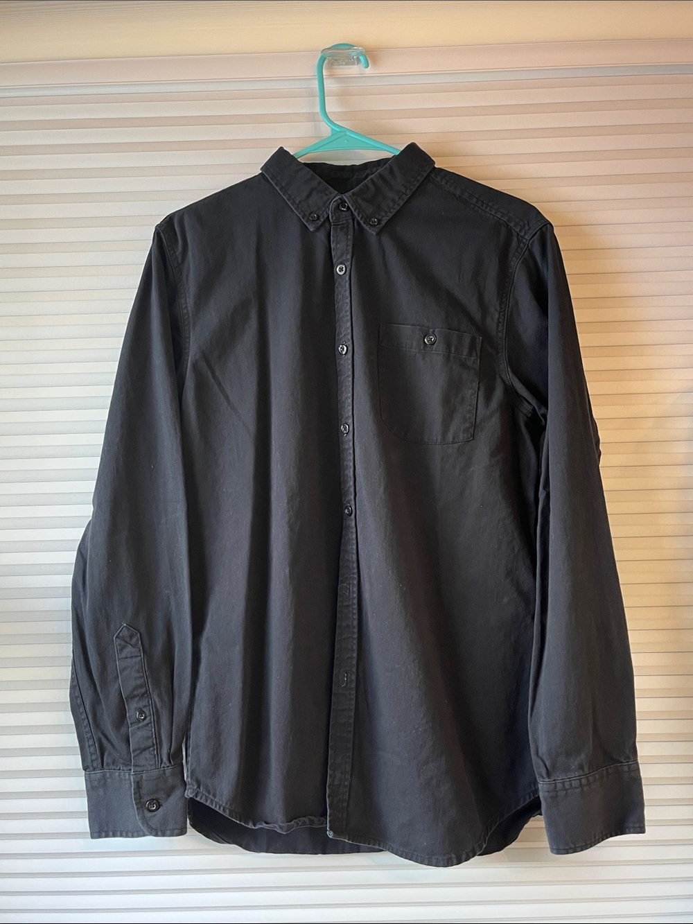 Structure Slim Fit Long Sleeve Button Up Shirt